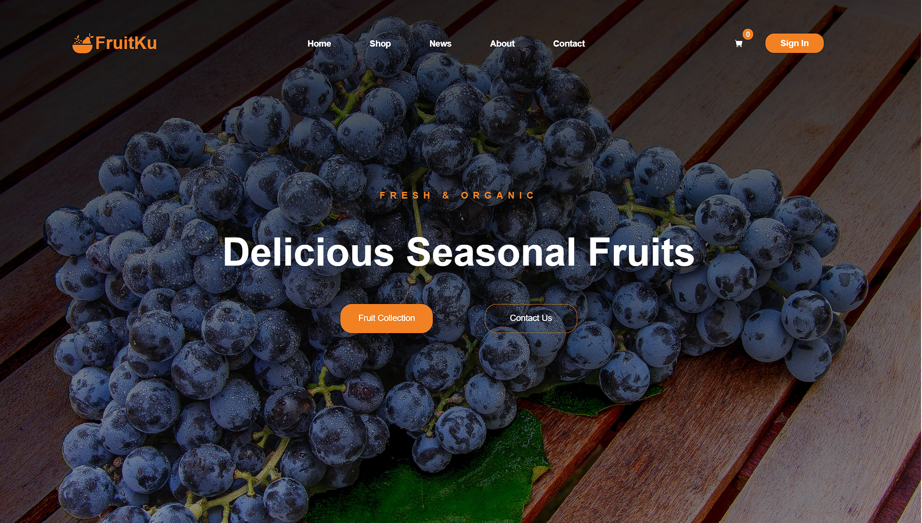 Fruitku - E-commerce Website